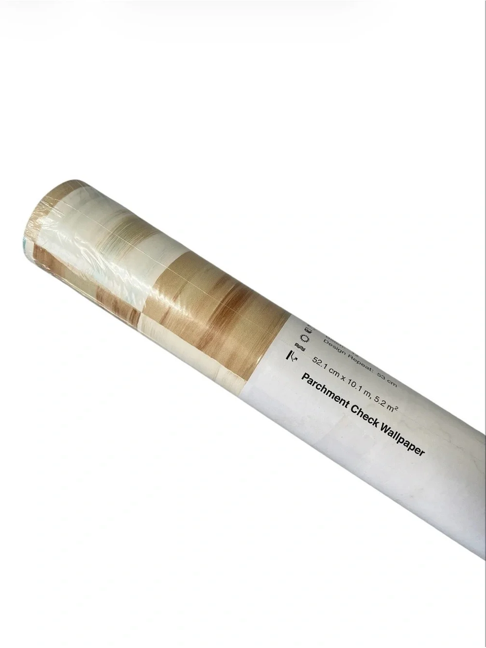 MacKenzie-Childs Parchment Check Wallpaper NEW 56 Sq Ft 36500-140